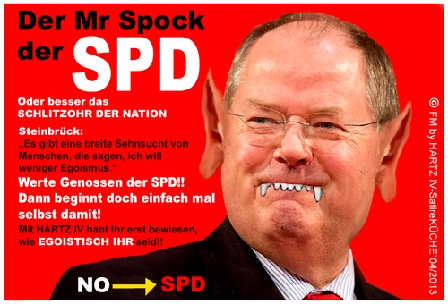 Cartoon: Peer der Steinbrück (medium) by cartoonist_egon tagged steinbrück,peer,spd