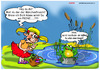 Cartoon: Blasen (small) by cartoonist_egon tagged blasen,bruder,frosch,tümpel