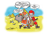 Cartoon: Gestreut (small) by cartoonist_egon tagged wüste,sahara,weihnachten,streuung