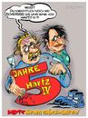 Cartoon: Jubiläum Hartz IV wird  V!! (small) by cartoonist_egon tagged hartz iv 5jahre politik soziales