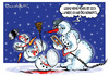 Cartoon: Meine Möhre.... (small) by cartoonist_egon tagged horror schneemänner winter