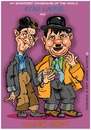 Cartoon: Stan Laurel und Oliver Hardy (small) by cartoonist_egon tagged dick,und,doof,stan,olli