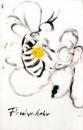 Cartoon: Floralverkehr (small) by lejeanbaba tagged animals,sex,blumen,bienen