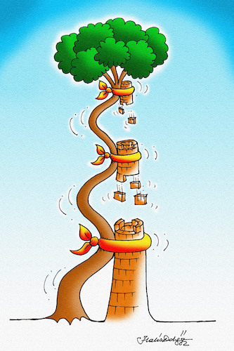 Cartoon: Green Power (medium) by halisdokgoz tagged green,power