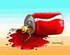 Cartoon: Coke  Cola (small) by halisdokgoz tagged coke,cola