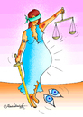 Cartoon: JUSTICE (small) by halisdokgoz tagged justice,dokgoz
