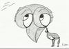 Cartoon: Bird Retired (small) by KenanYilmaz tagged bird,retired,animal,human