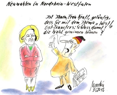 Cartoon: Solidarpakt Ost (medium) by quadenulle tagged cartoon