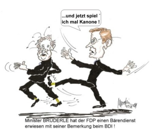 Cartoon: Wie eine Kanone... (medium) by quadenulle tagged cartoon