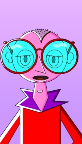 Cartoon: Mr. Fielmann o. Hinterglasbild (medium) by Tricomix tagged carglass,telespargel,unterm,leben,mangold,brille,fielmann,schmidt,serverine
