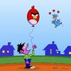 Cartoon: Angry love (small) by Tricomix tagged angry birds vogel liebe junge rovio nintendo playstastation lufballon