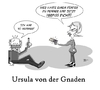 Cartoon: Hartz IV Reform (small) by Tricomix tagged hartz iv gesetz reform gnade ursula von der leyen acht euro mangold leben unterm telespargel