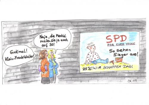 Cartoon: Klein-Frank-Walter (medium) by dorthe tagged steinmeier