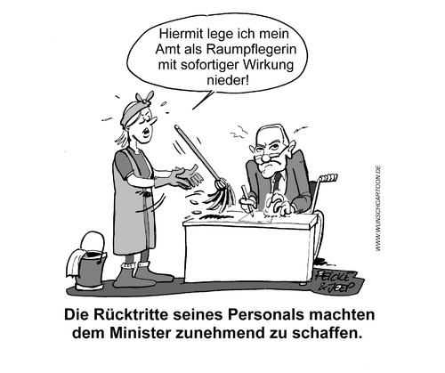 Cartoon: Offer Rücktritt (medium) by Wunschcartoon tagged offer,schäuble,rücktritt,schaeuble