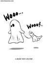 Cartoon: Scary Cartoon (small) by Ahmedfani tagged ghost,dog