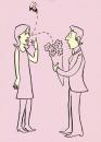 Cartoon: Love Hurts (small) by pinkhalf tagged cartoon man woman love romance valentine