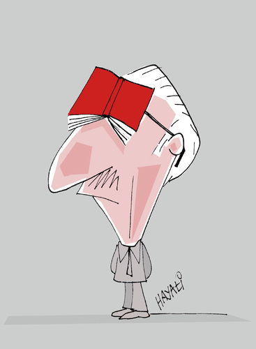 Cartoon: Book (medium) by Hayati tagged bundesbank,integration,populismus,islam,juden,judentum,migranten,migration,thesen,rechts,genthorien,kafatas,provokation,boyacioglu,hayati,berlin,merkez,rassismus,racism,araber,türken,senator,sarrazin,thilo,skandal,spd,menschenverachtung,illustration,buch,bücher,literatur,bildung,wissen,lesen,autor,schriftsteller,islam,juden,judentum,migranten,migration,populismus,bundesbank,integration,rassismus,sarrazin