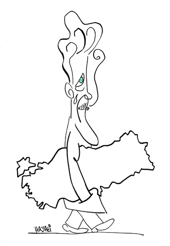 Cartoon: Nazim Hikmet 1902 - 1963 (medium) by Hayati tagged berlin,boyacioglu,hayati,dichter,dichtung,russland,tuerkei,hikmet,nazim,nazim,hikmet,tuerkei,russland,dichtung,dichter,hayati,boyacioglu,berlin