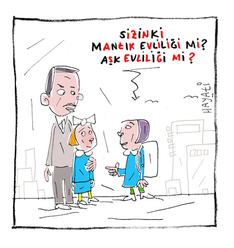 Cartoon: Vernunftsehe oder Liebesheirat? (medium) by Hayati tagged kinder,eheschliessung,unter,kindern,vernunftehe,liiebesheirat,mantik,evliligi,mi,ask,hayati,boyacioglu,berlin,kinder,eheschliessung,unter,kindern,vernunftehe,liiebesheirat,mantik,evliligi,mi,ask,hayati,boyacioglu,berlin