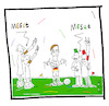 Cartoon: Mesut Özil wehrt sich (small) by Hayati tagged mesut,oezil,dfb,wm,futbol,fussball,football,sport,rassismus,racism,irkcilik,cartoon,turkey,germany,afd,hayati,boyacioglu,karikatur