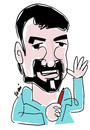 Cartoon: Rumen Dragostinov (small) by Hayati tagged rumen,dragostinov,cartoonist,bulgarien,dead,hayati,boyacioglu