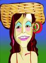 Cartoon: Sevcan Cerkez (small) by Hayati tagged wonderwoman,from,cyprus,sevcan,cerkez,ceramic,artist