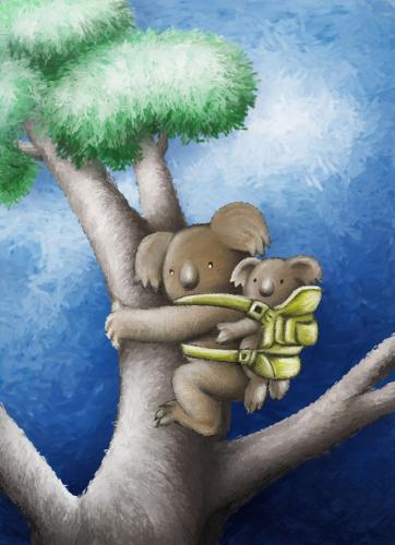 Cartoon: koala (medium) by Young Sik Oh tagged cartoon