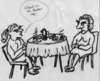 Cartoon: Schwäbische Feministinnen (small) by sier-edi tagged artikel,butter,dialekt,feminismus,frühstück,schwäbisch