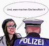 Cartoon: Weniger sinnvolle Anmachsprüche (small) by sier-edi tagged polizei,anmache,sprüche,peinlich