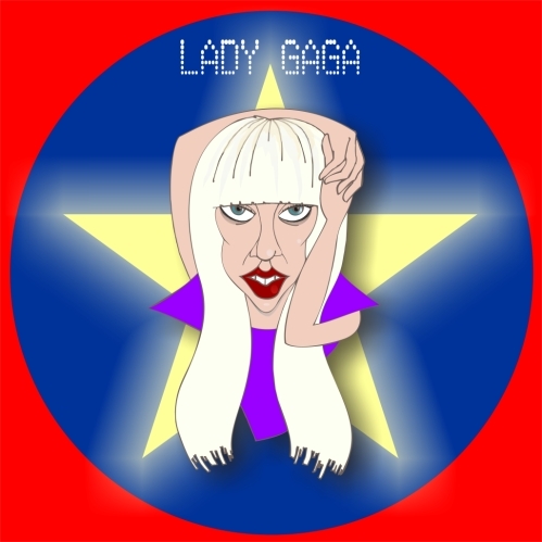Cartoon: Lady Gaga (medium) by Arena tagged singer,gaga,lady,music