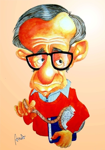 Cartoon: woody allen (medium) by Arena tagged cineasta,escritor,woody,allen,cineman