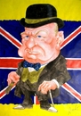 Cartoon: Winston Churchill (small) by Arena tagged winston,churchill,inglaterra,england,caricature