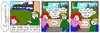 Cartoon: Zuggereiste (small) by weltalf tagged zug,bahn,bahnfahrt,anhaltspunkt,haltepunkt,scheinenersatzverkehr