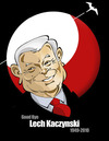 Cartoon: POLISH PRESIDENT LECH KACZYNSKI (small) by donquichotte tagged lechk