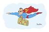 Cartoon: travel  superman (small) by claude292 tagged movie