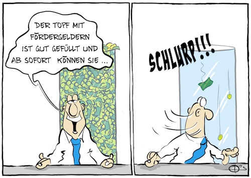 Cartoon: 20230927-Foerdergelder (medium) by Marcus Gottfried tagged förderung,fördergeld,unterstützung,eu,klima,erneuerbare,energie,förderung,fördergeld,unterstützung,eu,klima,erneuerbare,energie