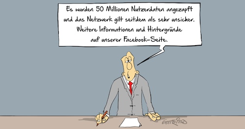 Cartoon: Angezapft (medium) by Marcus Gottfried tagged cambridge,analytica,usa,wahlkampf,trump,facebook,daten,datenschutz,anzapfen,einfluß,datenbank,datensicherung,marcus,gottfried,cartoon,karikatur,cambridge,analytica,usa,wahlkampf,trump,facebook,daten,datenschutz,anzapfen,einfluß,datenbank,datensicherung,marcus,gottfried,cartoon,karikatur