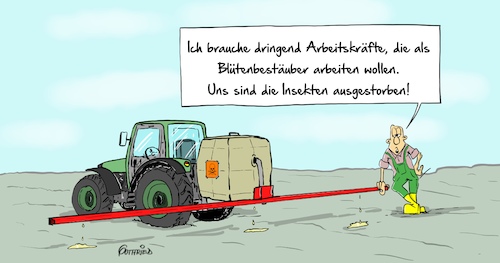 Cartoon: Blütenbestäuber (medium) by Marcus Gottfried tagged insekten,blüten,bestäuben,besräuber,biene,insekt,mücke,gift,pestizid,insektizid,arbeitskräfte,arbeiter,tod,sterben,vielfalt,artenvielfalt,umwelt,klima,unkrautvernichter,unkraut,fortpflanzung,freude,marcus,gottfried,cartoon,karikatur,insekten,blüten,bestäuben,besräuber,biene,insekt,mücke,gift,pestizid,insektizid,arbeitskräfte,arbeiter,tod,sterben,vielfalt,artenvielfalt,umwelt,klima,unkrautvernichter,unkraut,fortpflanzung,freude,marcus,gottfried,cartoon,karikatur