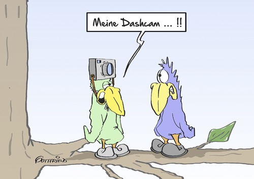 Cartoon: Dashcam (medium) by Marcus Gottfried tagged auto,kamera,beobachtung,privatsphäre,straße,überwachung,film,foto,windschutzscheibe,frontscheibe,aufnahme,freude,marcus,gottfried,cartoon,karikatur,auto,kamera,beobachtung,privatsphäre,straße,überwachung,film,foto,windschutzscheibe,frontscheibe,aufnahme,freude,marcus,gottfried,cartoon,karikatur