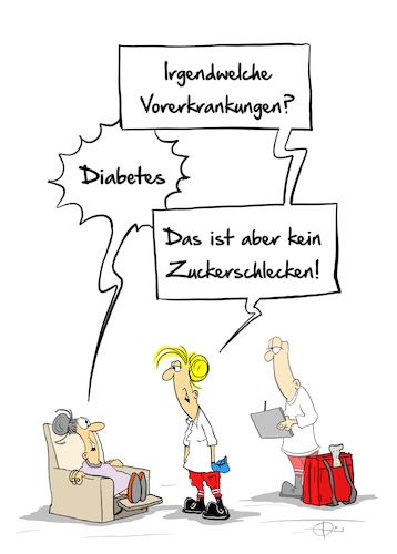 Cartoon: Diabetes (medium) by Marcus Gottfried tagged zucker,diabetes,ernährung,essen,zucker,diabetes,ernährung,essen