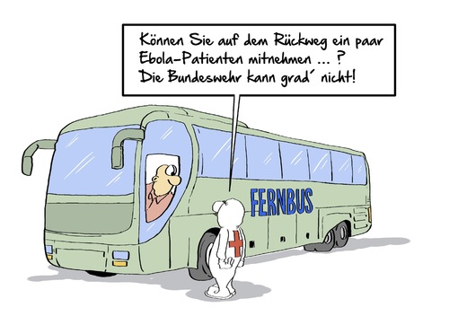 Cartoon: Ebola-Bus (medium) by Marcus Gottfried tagged ebola,afrika,infizierte,kranke,helfer,freiwillig,freiwillige,rotes,kreuz,rücktransport,flugzeug,bundeswehr,defekt,reparatur,bus,fernbus,alternative,marcus,gottfried,cartoon,karikatur,ebola,afrika,infizierte,kranke,helfer,freiwillig,freiwillige,rotes,kreuz,rücktransport,flugzeug,bundeswehr,defekt,reparatur,bus,fernbus,alternative,marcus,gottfried,cartoon,karikatur