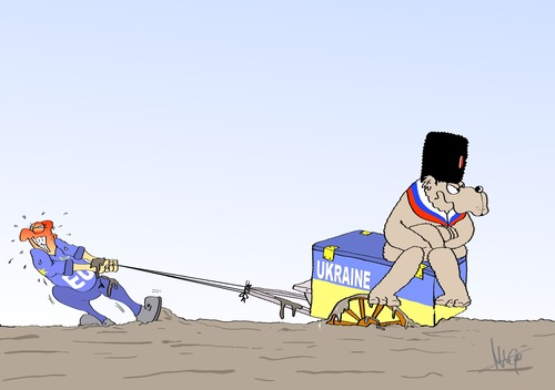 Cartoon: Festgefahren (medium) by Marcus Gottfried tagged ukraine,maidan,unruhen,protest,eu,europa,hilfe,karren,dreck,ziehen,russland,widerstand,bär,marcus,gottfried,cartoon,karikatur,gewicht,schwer,schlamm,arbeit,anstrengung,ukraine,maidan,unruhen,protest,eu,europa,hilfe,karren,dreck,ziehen,russland,widerstand,bär,marcus,gottfried,cartoon,karikatur,gewicht,schwer,schlamm,arbeit,anstrengung