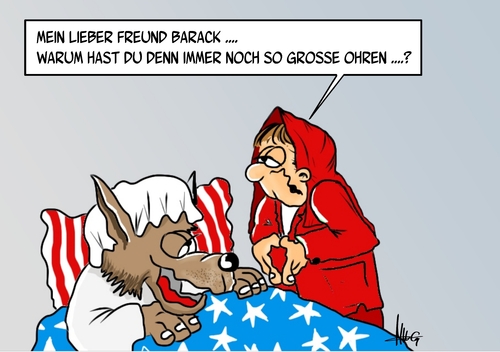 Cartoon: große Ohren (medium) by Marcus Gottfried tagged märchen,rotkäppchen,böse,wolf,ohren,hören,raute,freund,freunde,edward,snowden,nsa,usa,deutschland,amerika,agent,spion,landesverrat,bett,anruf,barack,obama,angela,merkel,marcus,gottfried,cartoon,karikatur,ablehnung,beziehung,asyl,bitte,geleit,verhältnis,prism,daten,datensicherung,abhören,märchen,rotkäppchen,böse,wolf,ohren,hören,raute,freund,freunde,edward,snowden,nsa,usa,deutschland,amerika,agent,spion,landesverrat,bett,anruf,barack,obama,angela,merkel,marcus,gottfried,cartoon,karikatur,ablehnung,beziehung,asyl,bitte,geleit