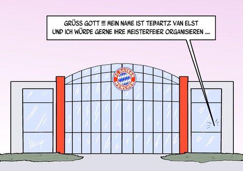 Cartoon: Meisterfeier (medium) by Marcus Gottfried tagged bischoff,tebartz,van,elst,limburg,dom,ausgaben,kosten,euro,geld,verschwendung,fussball,bewerbung,marcus,gottfried,cartoon,karikatur,meisterschaft,fussballmeister,manschaft,bundesliga,pokal,bischoff,tebartz,van,elst,limburg,dom,ausgaben,kosten,euro,geld,verschwendung,fussball,bewerbung,marcus,gottfried,cartoon,karikatur,meisterschaft,fussballmeister,manschaft,bundesliga,pokal