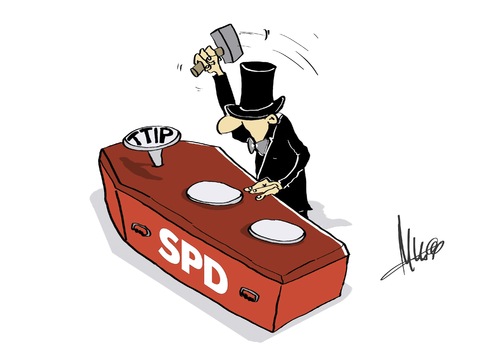 Cartoon: Sargnagel (medium) by Marcus Gottfried tagged spd,gabriel,beerdigung,sarg,sargnagel,dicht,zu,absturz,tod,tot,nagel,vernageln,bestattung,totengräber,friedhof,parteimitglieder,volkspartei,lobby,lobbyist,bestechung,hammer,holz,erde,marcus,gottfried,cartoon,karikatur,spd,gabriel,beerdigung,sarg,sargnagel,dicht,zu,absturz,tod,tot,nagel,vernageln,bestattung,totengräber,friedhof,parteimitglieder,volkspartei,lobby,lobbyist,bestechung,hammer,holz,erde,marcus,gottfried,cartoon,karikatur