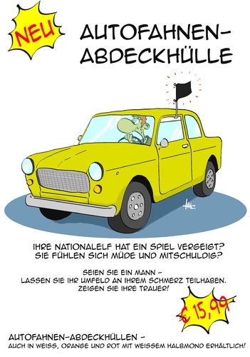 Cartoon: Überzug (medium) by Marcus Gottfried tagged wm,weltmeisterschaft,fussball,nationalelf,abdecken,abdeckhülle,schwarz,peinlich,trauer,traurigbrasilien,marcus,gottfried,cartoon,karikatur,fahne,autofahne,werbung,flagge,wimpel,stolz,wm,weltmeisterschaft,fussball,nationalelf,abdecken,abdeckhülle,schwarz,peinlich,trauer,traurigbrasilien,marcus,gottfried,cartoon,karikatur,fahne,autofahne,werbung,flagge,wimpel,stolz