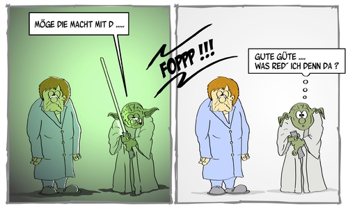 Cartoon: Yeti (medium) by Marcus Gottfried tagged yeti,krieg,der,sterne,star,wars,ritter,macht,yoda,lichtschwert,schwert,marcus,gottfried,cartoon,karikatur,markel,berlin,regierung,yeti,krieg,der,sterne,star,wars,ritter,macht,yoda,lichtschwert,schwert,marcus,gottfried,cartoon,karikatur,markel,berlin,regierung