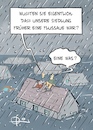 Cartoon: 20210715-Flussaue (small) by Marcus Gottfried tagged flussaue,hochwasser,wasser,überschwemmung,klima,natur,versiegelung