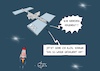 Cartoon: 20250316-ISS (small) by Marcus Gottfried tagged iss,weltraum,deutsche,bahn,spacex,astronaut,raumstation