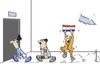 Cartoon: Exit (small) by Marcus Gottfried tagged holland,niederlande,eu,referendum,austritt,brexit,grexit,europa,ende,abgesang,niedergang,union,rechtspopulisten,ukraine,wahl,ergebnis,freude,marcus,gottfried,cartoon,karikatur